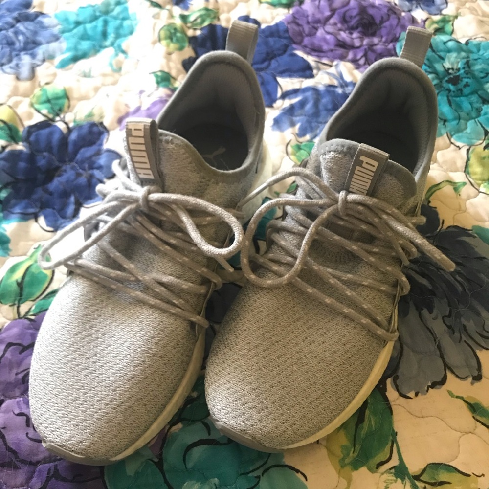 Gray Puma Sneakers